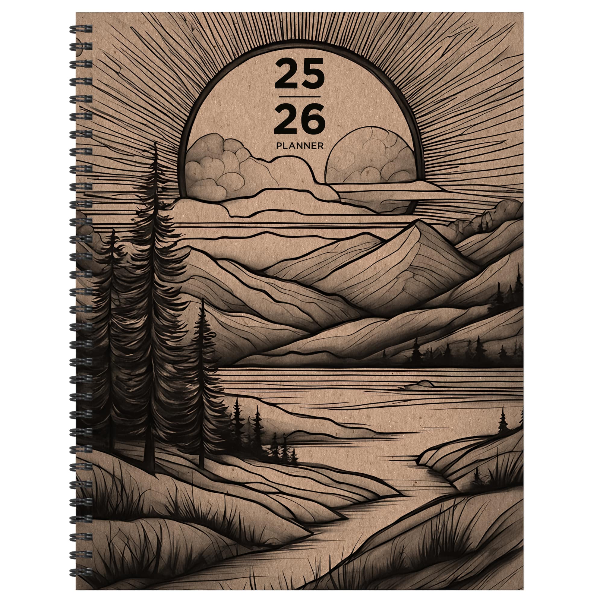 TF Publishing 2025-2026 Into the Wild Large Weekly/Monthly Planner